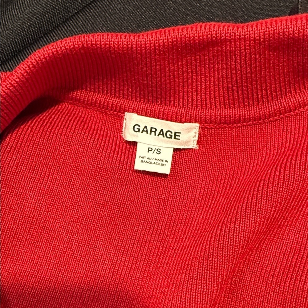 Garage Red Short Sleeve Polo Top - Picture 4 of 5
